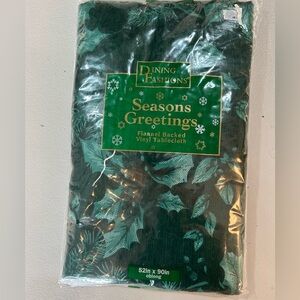 Holiday Flannel Backed Vinyl Tablecloth